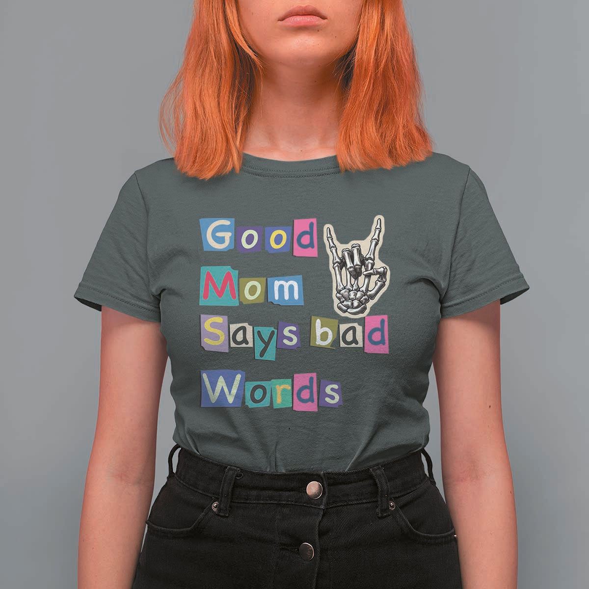 Good Moms Say Bad Words T Shirt For Women Funny Sarcastic Mom Mother’s Day Gift