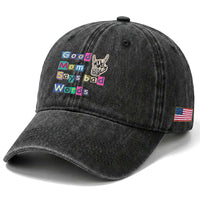 Good Moms Say Bad Words Washed Cotton Baseball Cap Funny Sarcastic Mom Mother’s Day Gift