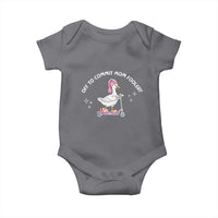 Funny Goose Mom Baby Onesie Off To Commit Mom Foolery