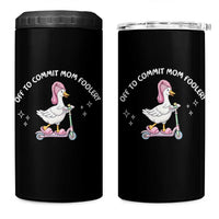 Funny Goose Mom 4 in 1 Can Cooler Tumbler Off To Commit Mom Foolery