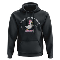 Funny Goose Mom Hoodie Off To Commit Mom Foolery