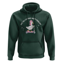 Funny Goose Mom Hoodie Off To Commit Mom Foolery