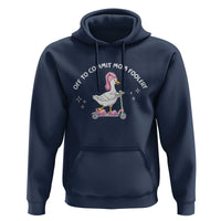 Funny Goose Mom Hoodie Off To Commit Mom Foolery
