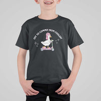 Funny Goose Mom T Shirt For Kid Off To Commit Mom Foolery