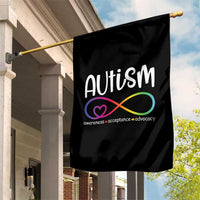 Autism Acceptance Garden Flag Neurodivergent Support Infinity Symbol