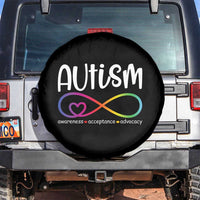 Autism Acceptance Spare Tire Cover Neurodivergent Support Infinity Symbol