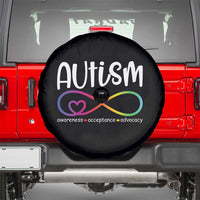 Autism Acceptance Spare Tire Cover Neurodivergent Support Infinity Symbol