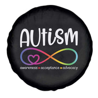 Autism Acceptance Spare Tire Cover Neurodivergent Support Infinity Symbol