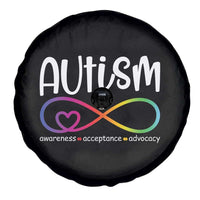 Autism Acceptance Spare Tire Cover Neurodivergent Support Infinity Symbol