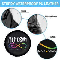 Autism Acceptance Spare Tire Cover Neurodivergent Support Infinity Symbol