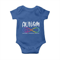 Autism Acceptance Baby Onesie Neurodivergent Support Infinity Symbol