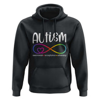 Autism Acceptance Hoodie Neurodivergent Support Infinity Symbol