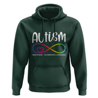 Autism Acceptance Hoodie Neurodivergent Support Infinity Symbol