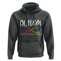Autism Acceptance Hoodie Neurodivergent Support Infinity Symbol