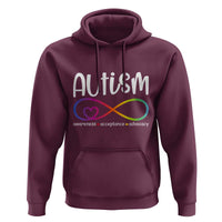 Autism Acceptance Hoodie Neurodivergent Support Infinity Symbol