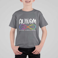 Autism Acceptance T Shirt For Kid Neurodivergent Support Infinity Symbol