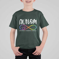 Autism Acceptance T Shirt For Kid Neurodivergent Support Infinity Symbol
