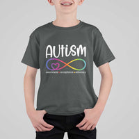Autism Acceptance T Shirt For Kid Neurodivergent Support Infinity Symbol