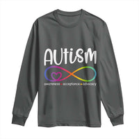 Autism Acceptance Long Sleeve Shirt Neurodivergent Support Infinity Symbol