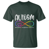 Autism Acceptance T Shirt Neurodivergent Support Infinity Symbol