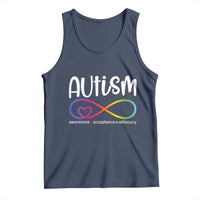 Autism Acceptance Tank Top Neurodivergent Support Infinity Symbol