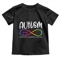 Autism Acceptance Toddler T Shirt Neurodivergent Support Infinity Symbol