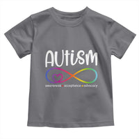 Autism Acceptance Toddler T Shirt Neurodivergent Support Infinity Symbol