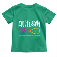 Autism Acceptance Toddler T Shirt Neurodivergent Support Infinity Symbol
