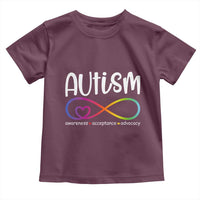 Autism Acceptance Toddler T Shirt Neurodivergent Support Infinity Symbol