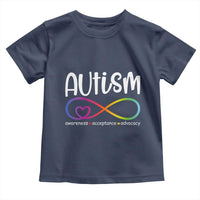 Autism Acceptance Toddler T Shirt Neurodivergent Support Infinity Symbol
