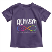 Autism Acceptance Toddler T Shirt Neurodivergent Support Infinity Symbol