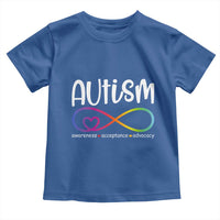 Autism Acceptance Toddler T Shirt Neurodivergent Support Infinity Symbol