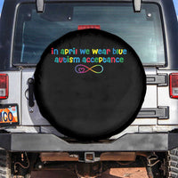 Autism Acceptance Spare Tire Cover Neurodivergent Support Infinity Heart Symbol