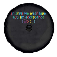 Autism Acceptance Spare Tire Cover Neurodivergent Support Infinity Heart Symbol