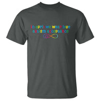 Autism Acceptance T Shirt Neurodivergent Support Infinity Heart Symbol