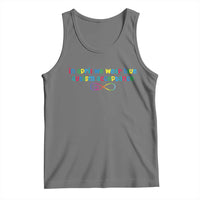 Autism Acceptance Tank Top Neurodivergent Support Infinity Heart Symbol