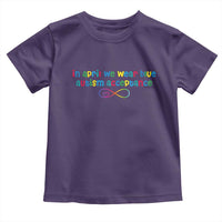 Autism Acceptance Toddler T Shirt Neurodivergent Support Infinity Heart Symbol