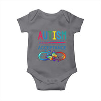 Autism Acceptance Baby Onesie Neurodivergent Support Infinity Butterfly Symbol