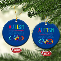 Autism Acceptance Ceramic Ornament Neurodivergent Support Infinity Butterfly Symbol