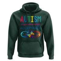 Autism Acceptance Hoodie Neurodivergent Support Infinity Butterfly Symbol