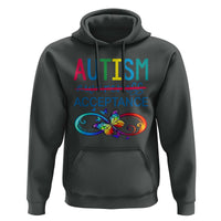 Autism Acceptance Hoodie Neurodivergent Support Infinity Butterfly Symbol