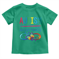 Autism Acceptance Toddler T Shirt Neurodivergent Support Infinity Butterfly Symbol
