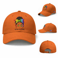 Autism Acceptance Baseball Cap Neurodiversity Awareness Messy Bun Women