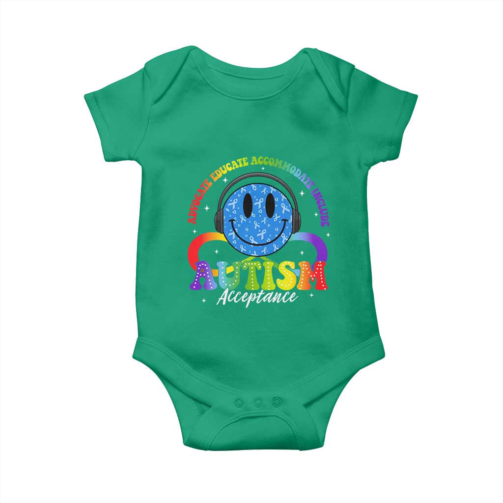 Autism Acceptance Baby Onesie Acceptance Special Education Teacher Kids