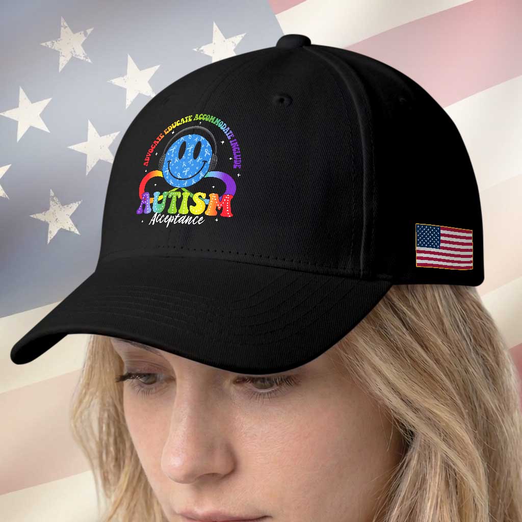 Autism Acceptance Baseball Cap Acceptance Special Education Teacher Kids