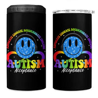 Autism Acceptance 4 in 1 Can Cooler Tumbler Acceptance Special Education Teacher Kids