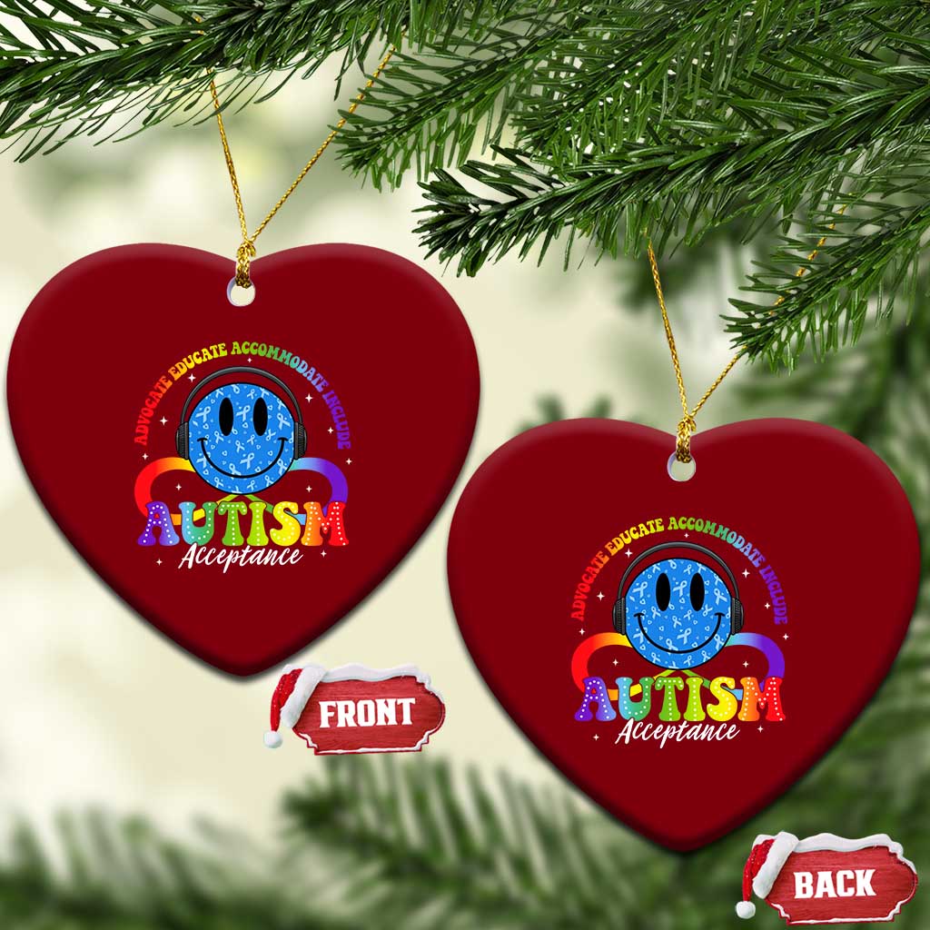 Autism Acceptance Ceramic Ornament Acceptance Special Education Teacher Kids