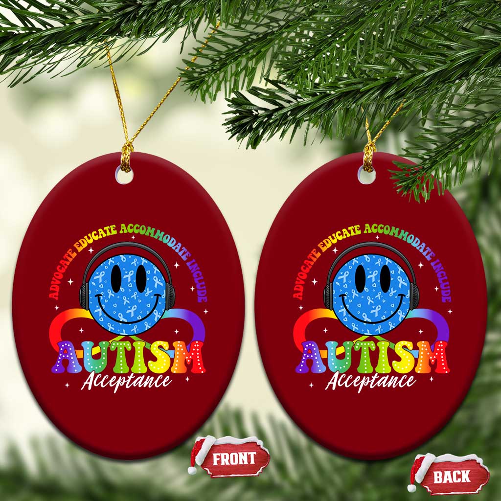 Autism Acceptance Ceramic Ornament Acceptance Special Education Teacher Kids