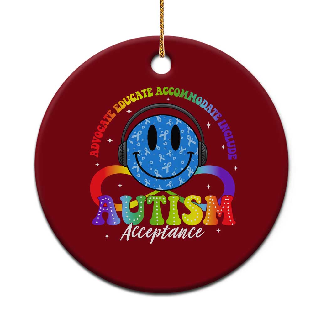 Autism Acceptance Ceramic Ornament Acceptance Special Education Teacher Kids