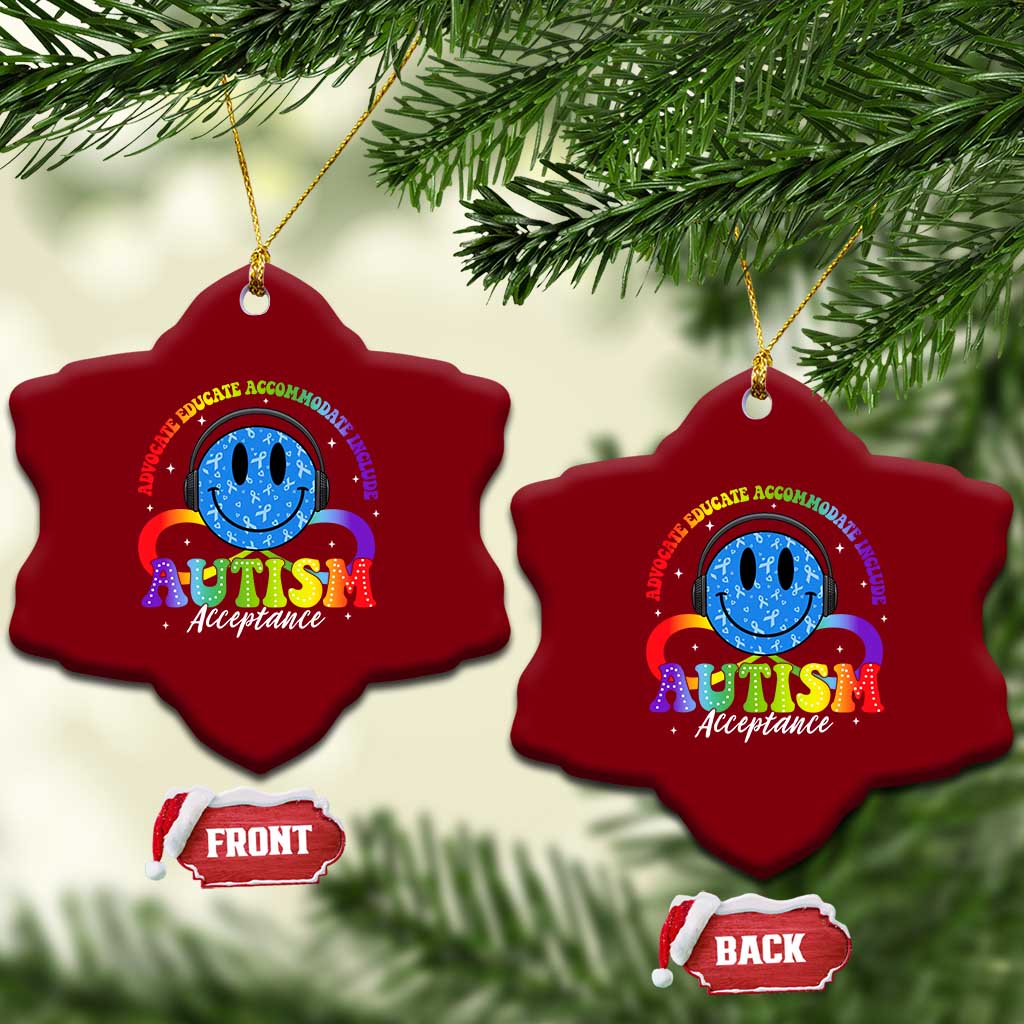 Autism Acceptance Ceramic Ornament Acceptance Special Education Teacher Kids